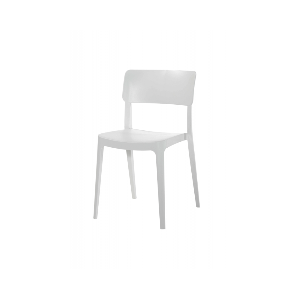 Chaise de bistrot blanche Chaise de bistrot blanche