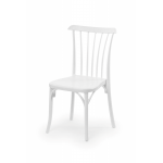 Chaise de bistrot blanche