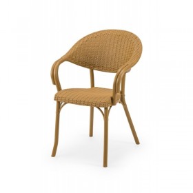 Chaise de jardin beige