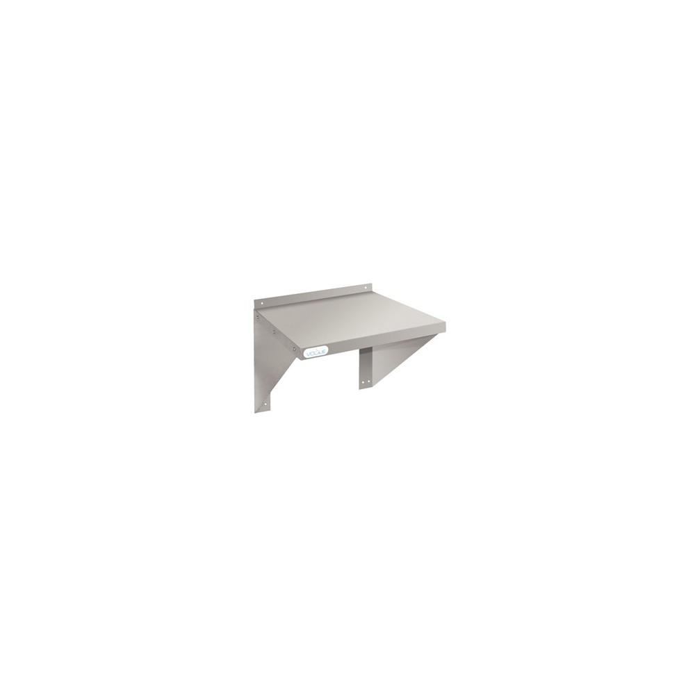 Etagère inox - pour micro-ondes - 560 x 560 mm + fixations Etagère inox - pour micro-ondes - 560 x 560 mm + fixations