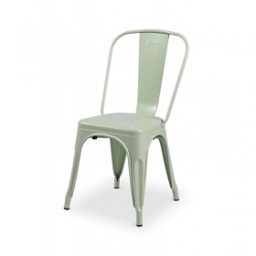 Chaise de bar céladon