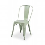 Chaise de bar céladon