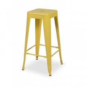 Tabouret de bar jaune