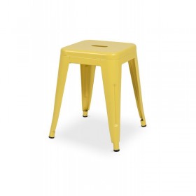 Tabouret de café jaune