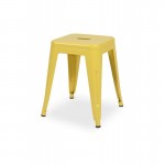 Tabouret de café jaune