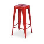 Tabouret de bar rouge