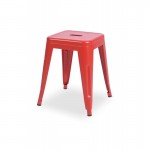 Tabouret de café rouge