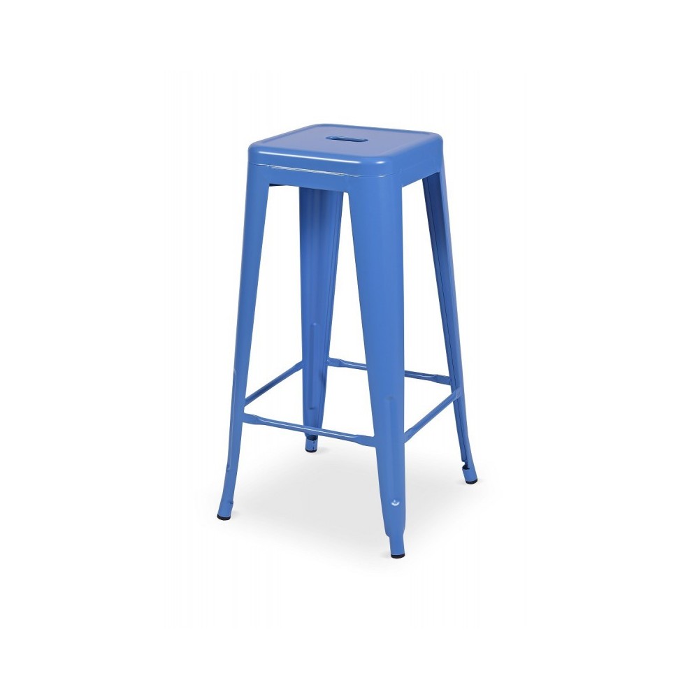 Tabouret de bar bleu
