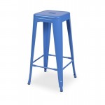 Tabouret de bar bleu