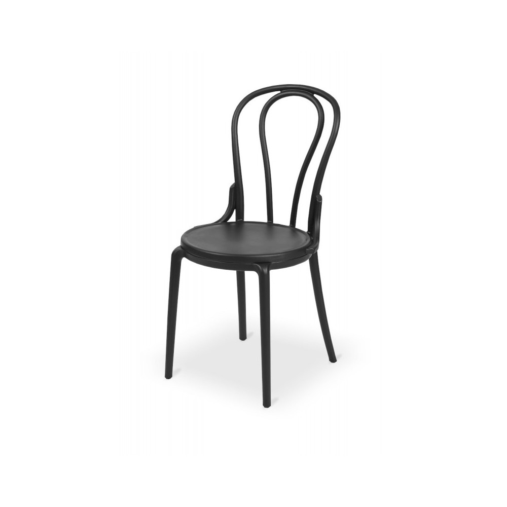 Chaise de bistrot noire Chaise de bistrot noire