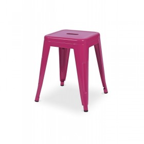 Tabouret de café rose