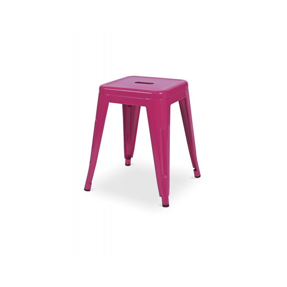 Tabouret de café rose