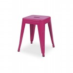 Tabouret de café rose