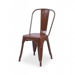 Chaise de café marron