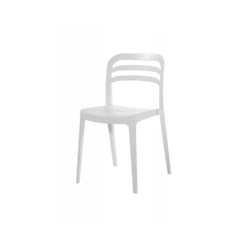 Chaise de bistrot blanche Chaise de bistrot blanche