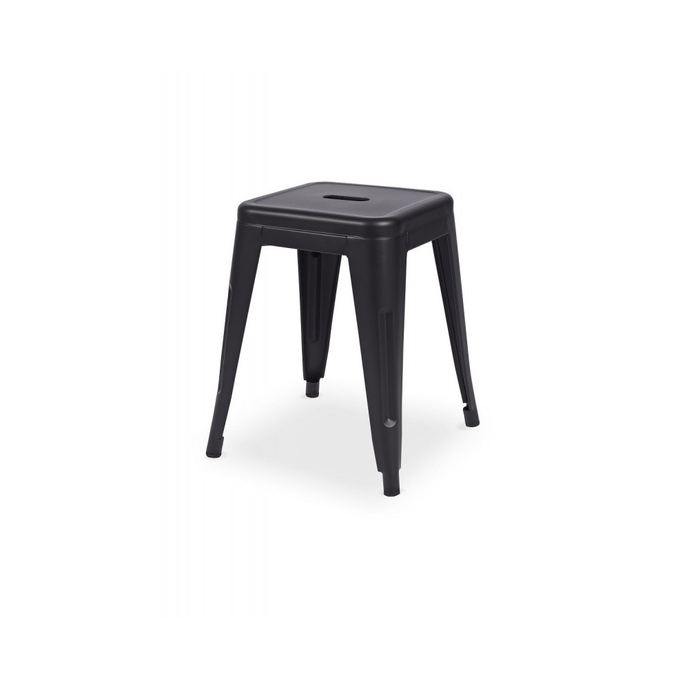 Tabouret de café noir
