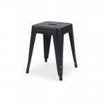 Tabouret de café noir