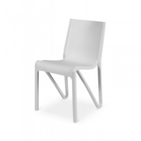Chaise de bistrot blanche