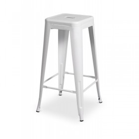Tabouret de bar blanc