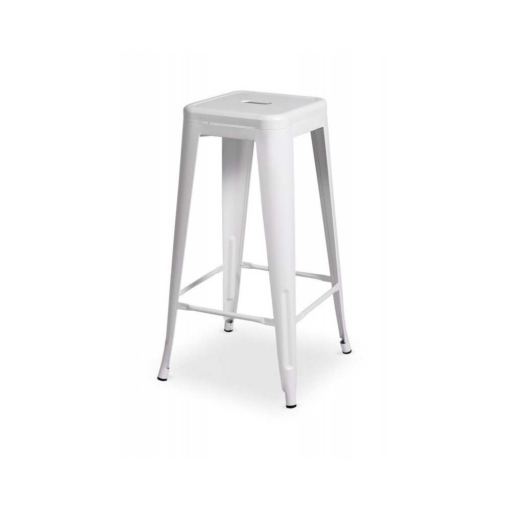 Tabouret de bar blanc