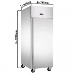 Armoire réfrigérée pâtissière négative - Inox - 600 x 400 - 583 L - GRAM - COMPACT F610RH - Classe N