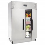 Armoire réfrigérée positive - GN 2/1 - Paiement 4X - 1200 L. - Inox - Garantie 2 ans - Classe N