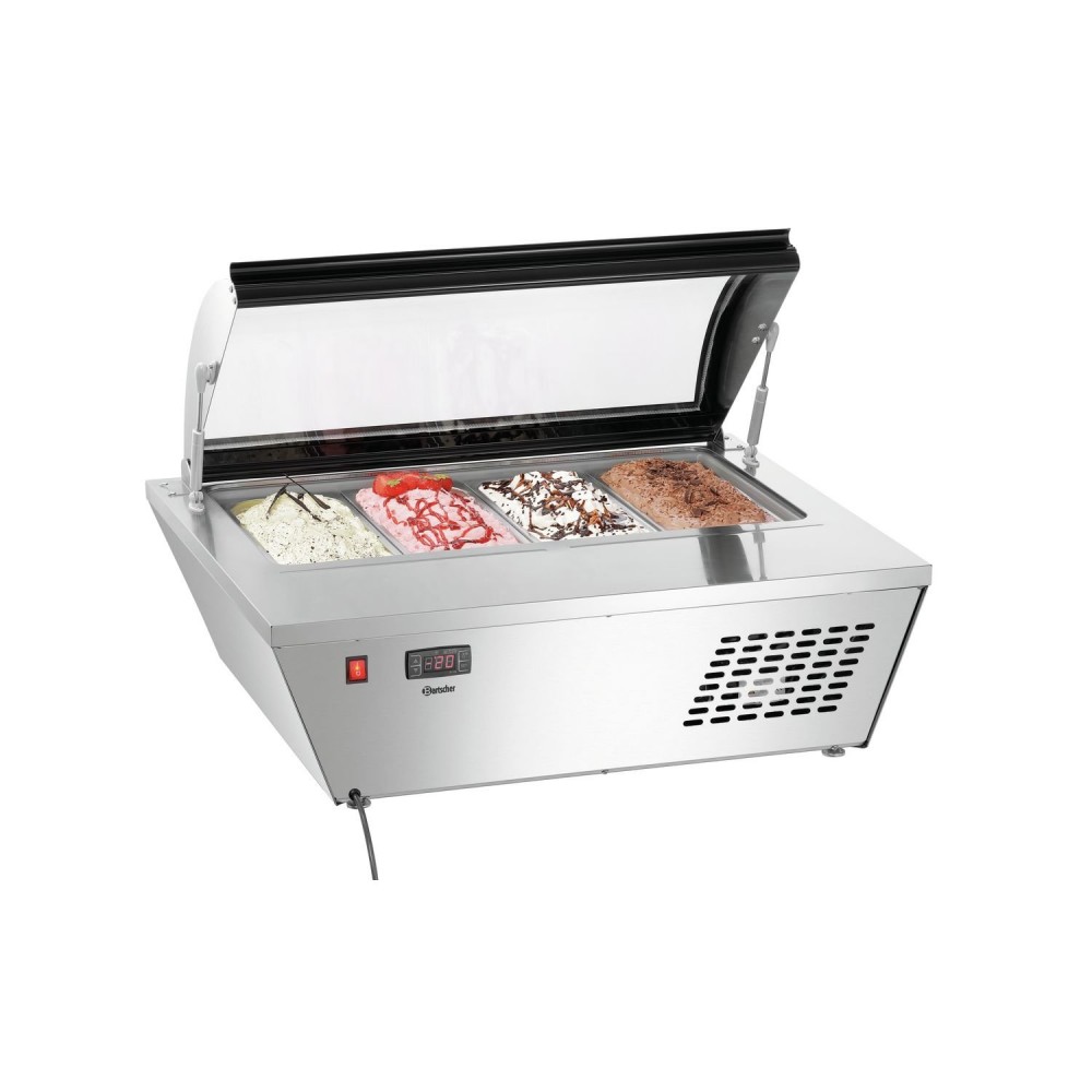 Vitrine à glaces 4 X 6,5 LITRES -Bartscher Vitrine à glaces 4 X 6,5 LITRES -Bartscher