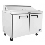 Saladette tropicalisée – 12 bacs GN1/6 - 380 L - 2 portes - Classe T