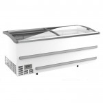 Congélateur vitré horizontal professionnel 870L -Combisteel