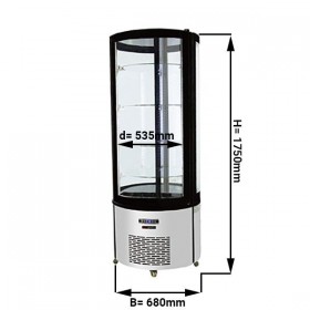Vitrine panoramique  400L