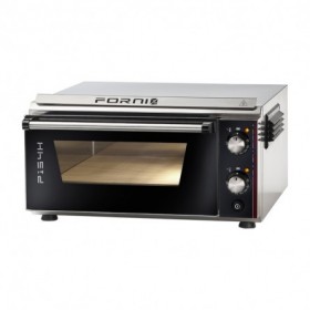 Four pizzas professionnel électrique - Thermostat 450 °C / 230 V. - Paiement 4X - 1 x 34 cm