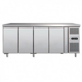 Table réfrigérée positive - GN 1/1 - ECO - Garantie 1 an - 540 L - 4 portes - 2230 (L) x 700 (P) - Classe T