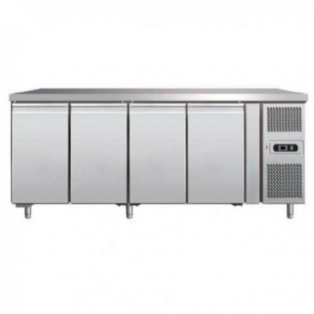 Table réfrigérée positive - GN 1/1 - ECO - Garantie 1 an - 540 L - 4 portes - 2230 (L) x 700 (P) - Classe T