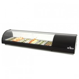 Vitrine réfrigérée à tapas - 6 bacs GN1/3 - 1456x390x287mm - ARILEX