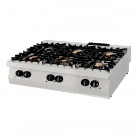 Rechaud 6 feux gaz GASTROMASTRO SERIE 900