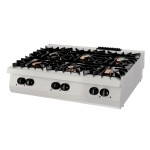 Rechaud 6 feux gaz GASTROMASTRO SERIE 900