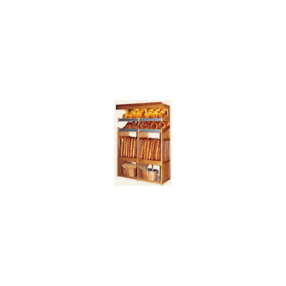 Panetière en bois 4 MODULES BOULANGERIE Panetière en bois 4 MODULES BOULANGERIE