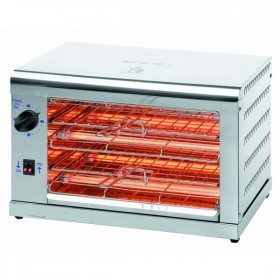 Toaster grill deux niveaux professionnel 230v