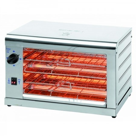 Toaster grill deux niveaux professionnel 230v
