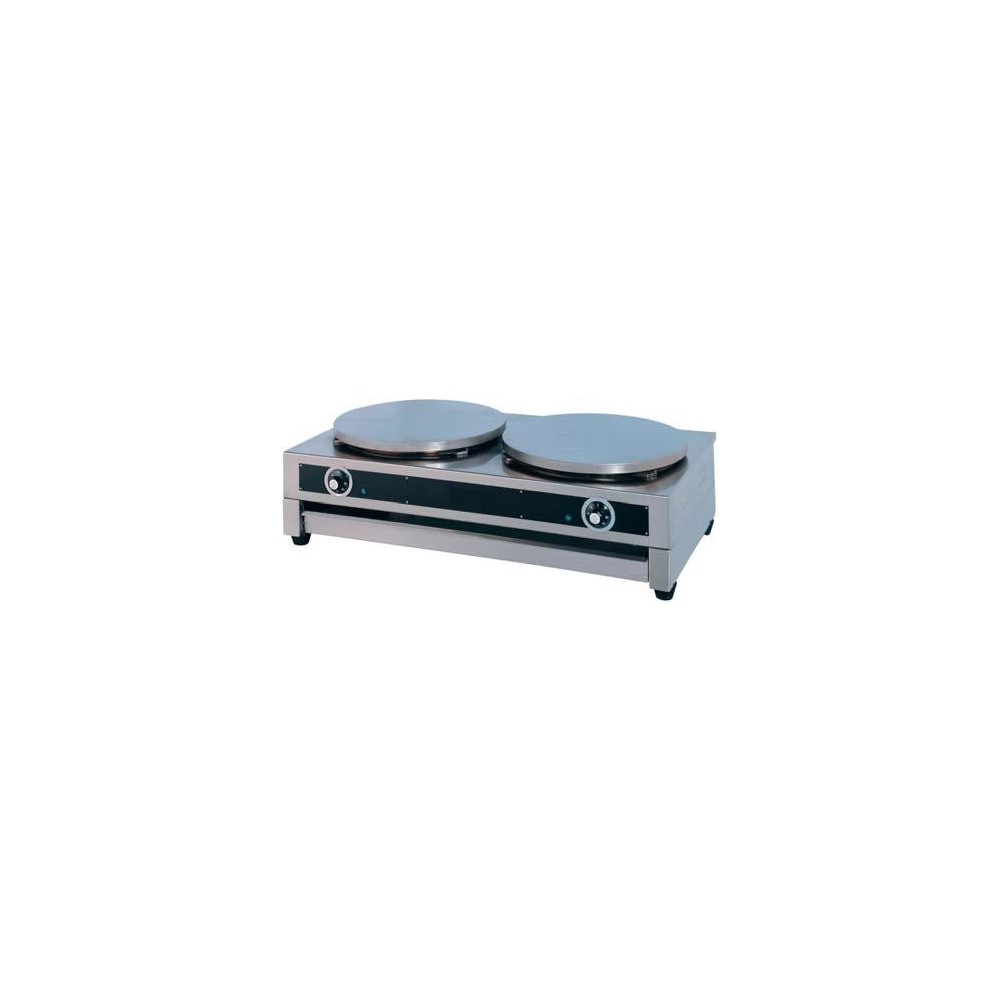 Crêpière éléctrique professionnel 230v double 40cm diametre Crêpière éléctrique professionnel 230v double 40cm diametre