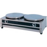 Crêpière éléctrique professionnel 230v double 40cm diametre