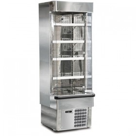 Vitrine murale Inox style 685 x 737 x 1980