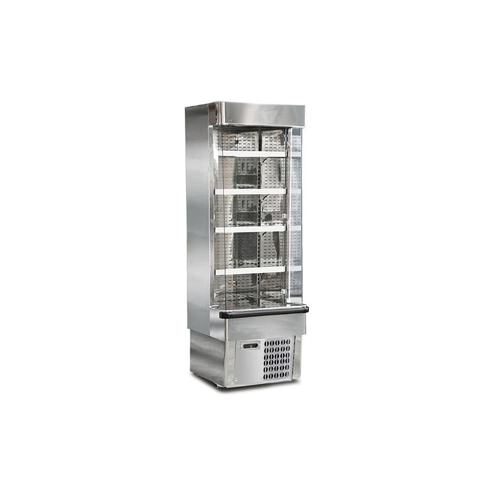 Vitrine murale Inox style 685 x 737 x 1980