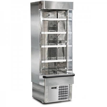 Vitrine murale Inox style 685 x 737 x 1980