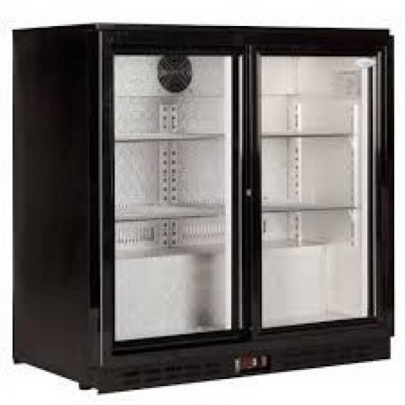 Arrière-bar réfrigéré - 2 portes coulissantes - 200 litres - Classe N