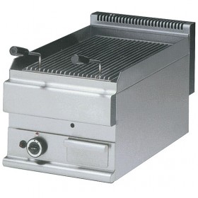 Grill pierre de lave gaz, grille de cuisson en fonte -Top-