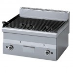 Grill pierre de lave gaz, grille de cuisson en fonte -Top-