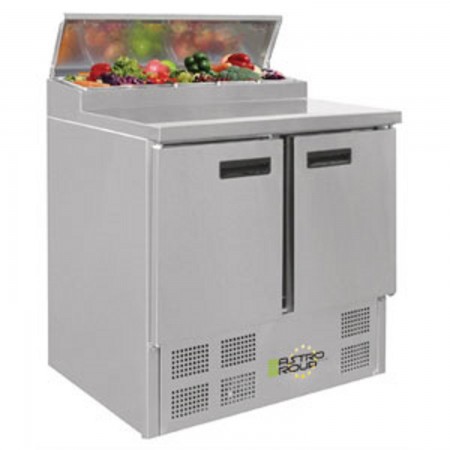 Saladette  refrigeree 2 portes GN 1/1, 240 litres