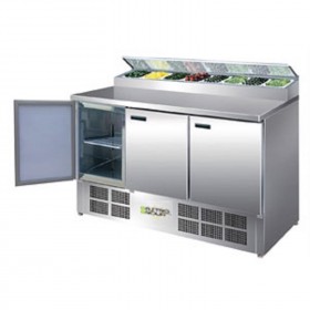 Table / meuble frigorifique 3 portes GN 1/1, 370 litres