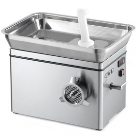 Hachoir à viande N°32 réfrigéré, monobloc inox